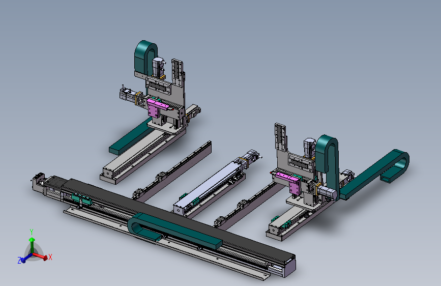 直线模组、三坐标系、多列模组2
