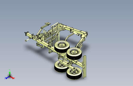 木材拖车（抓木拖车）