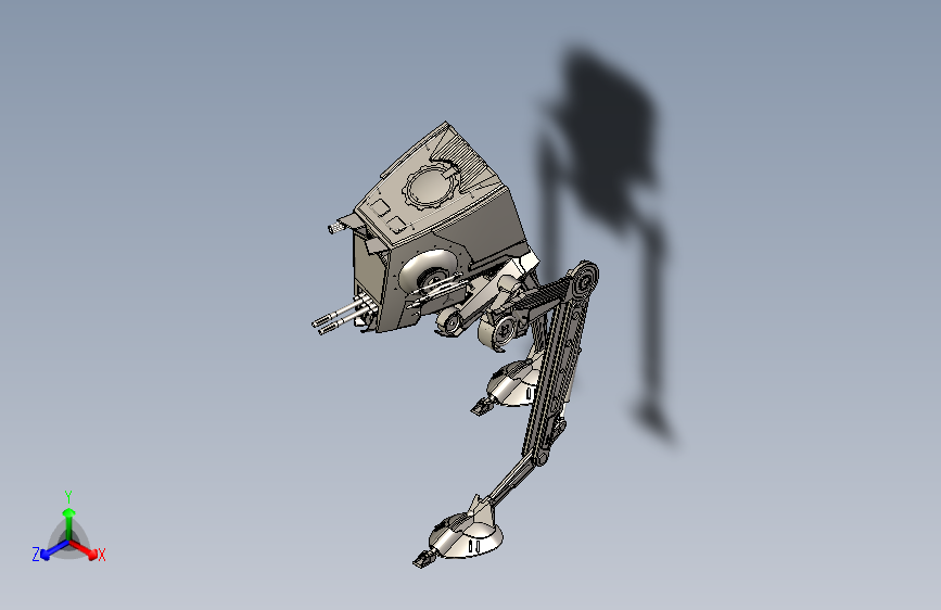 全地形侦察运输机V2(突击步行机)