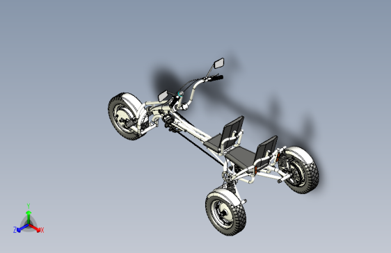 三轮代步车（CATIA V5 R21设计）