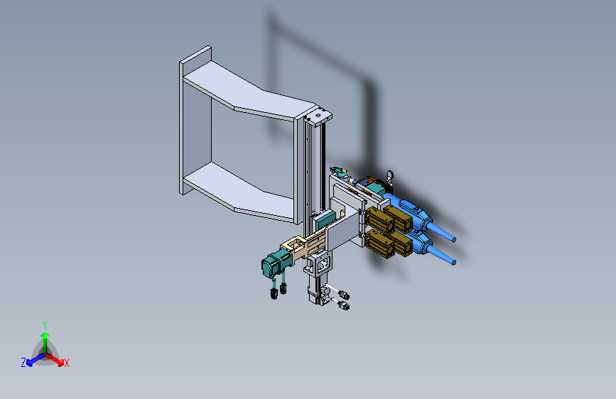 三轴自动打螺丝机