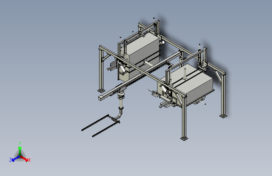 提升、翻转机械手SolidWorks图