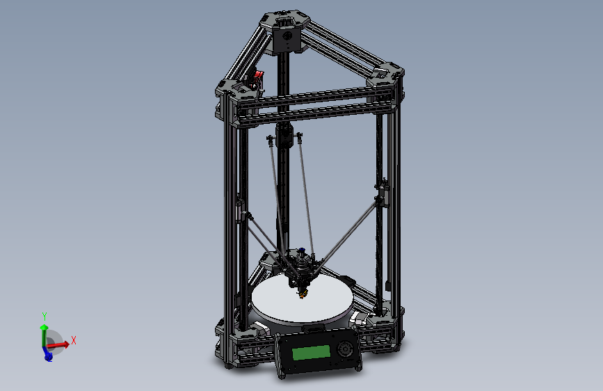 3D打印机、柯塞尔三角洲3D打印机