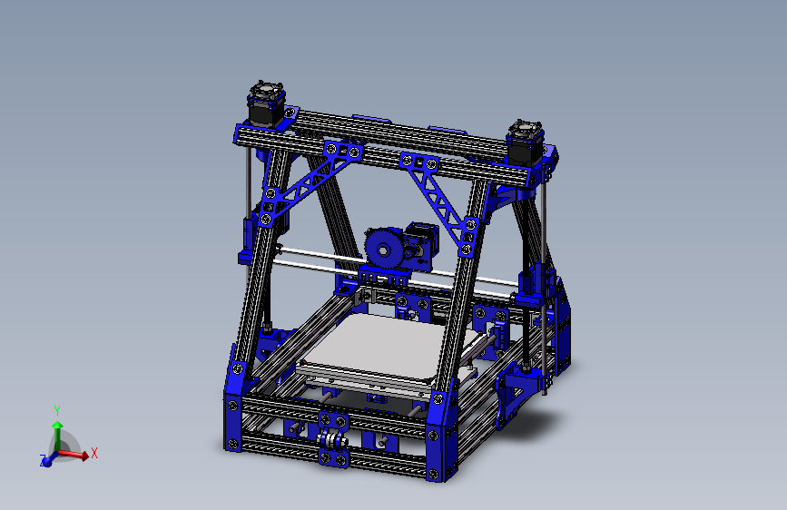 3D打印机、孟德尔3D打印机（PROE）