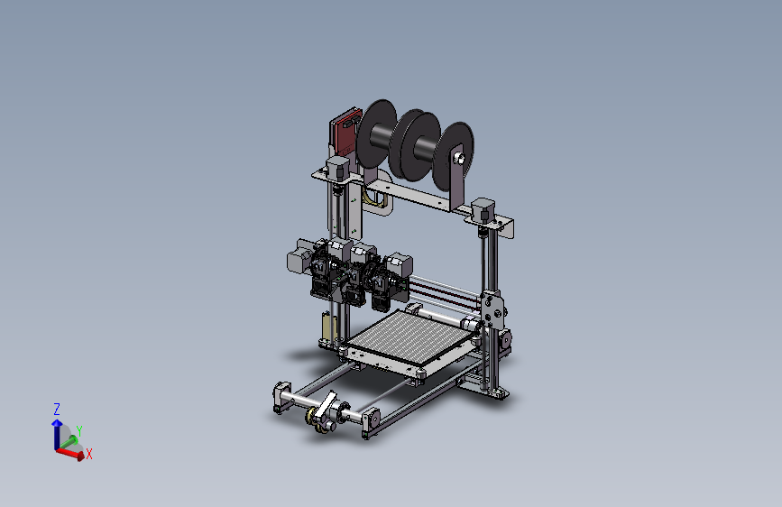 3D打印机、三喷头3D打印机