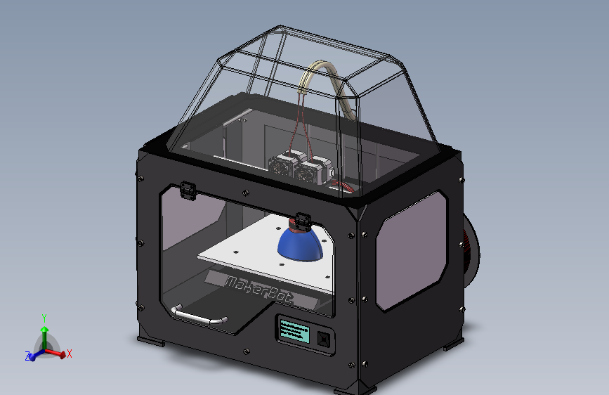 3D打印机、双喷头3D打印机MakerBot Replicator 2X