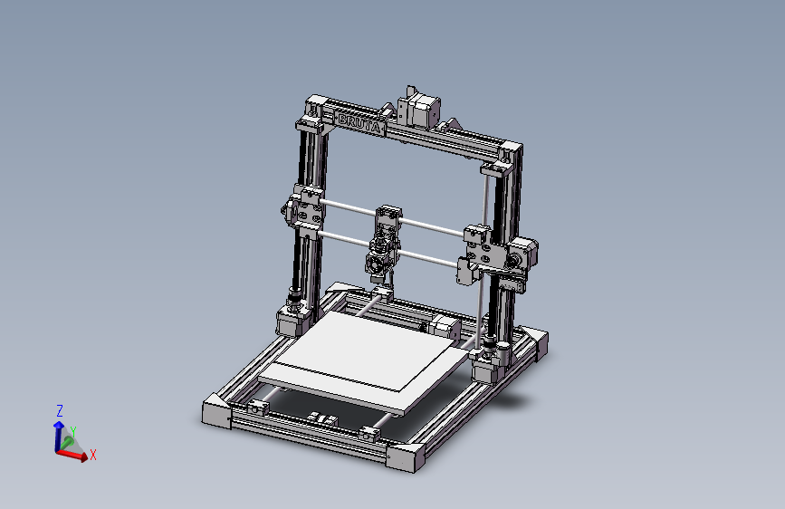 3D打印机、自制3D打印机设计模型