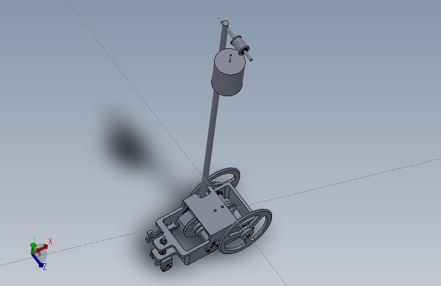 走“8”字型无碳小车（sw10可编辑）