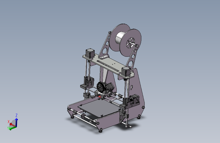 3D打印机、3D打印机PROE5.0设计