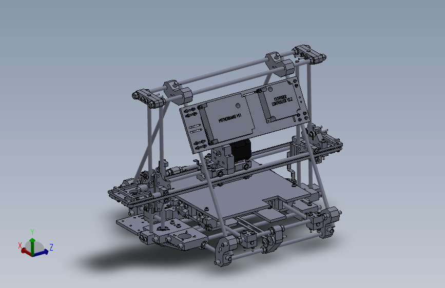 3D打印机、3D立体打印机（SW模型）