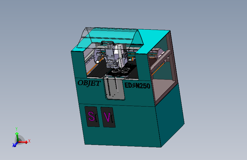 3D打印机、3D打印机(object—eden250)三维模型
