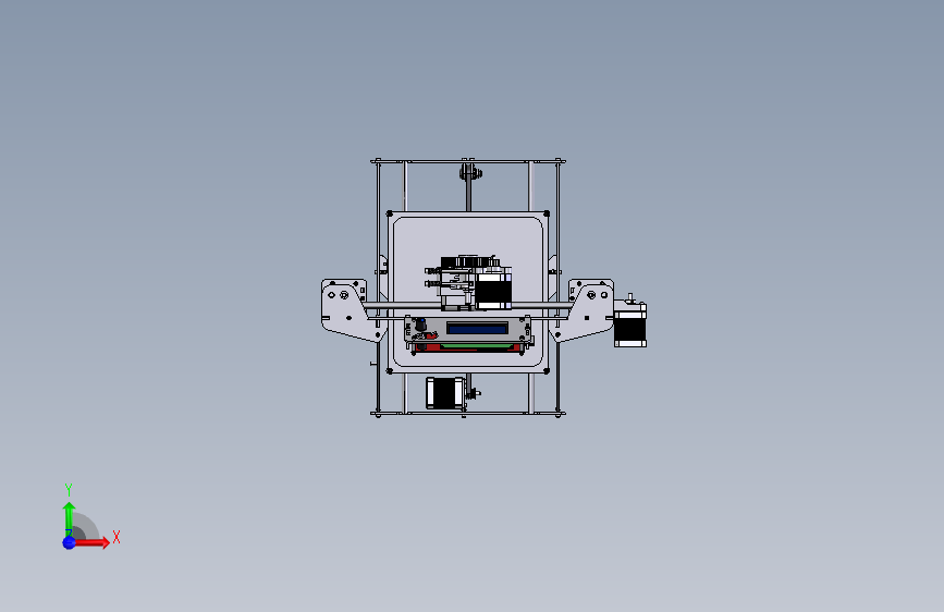 3D打印机、Prusa i3 Steel LCD Full-3d打印机