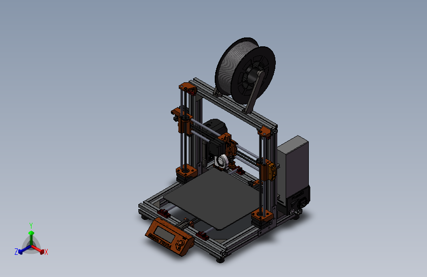 3D打印机、prusa-i3mk2-3d打印机
