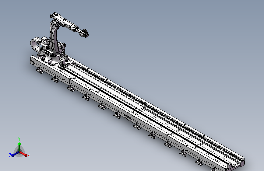 地轨机械臂、10米地轨+机器人