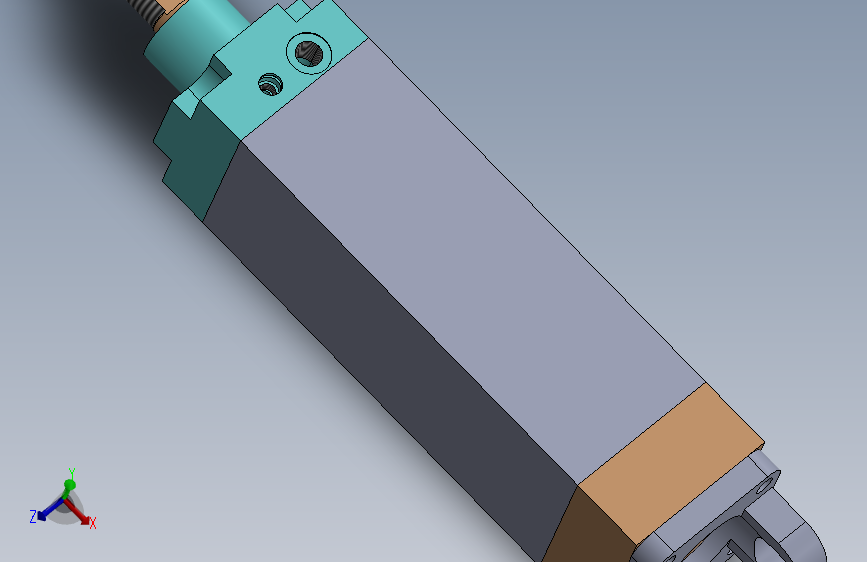 双作用气缸（方形）63x20x150 mm