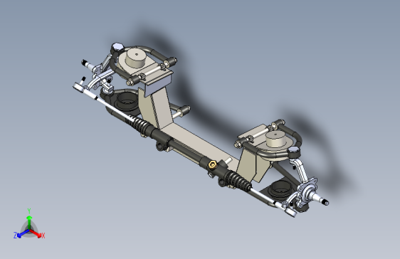 野马跑车前轴总成