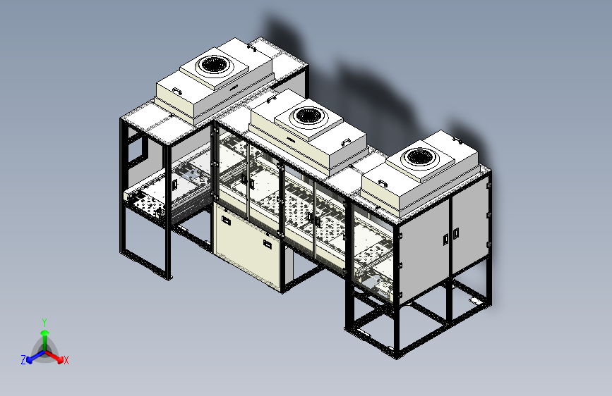 振动筛分机模型