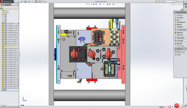 大型汽车仪表盘模具设计(solidworks)--256413--60