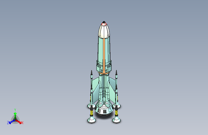 A3003027-火箭 3D 模型