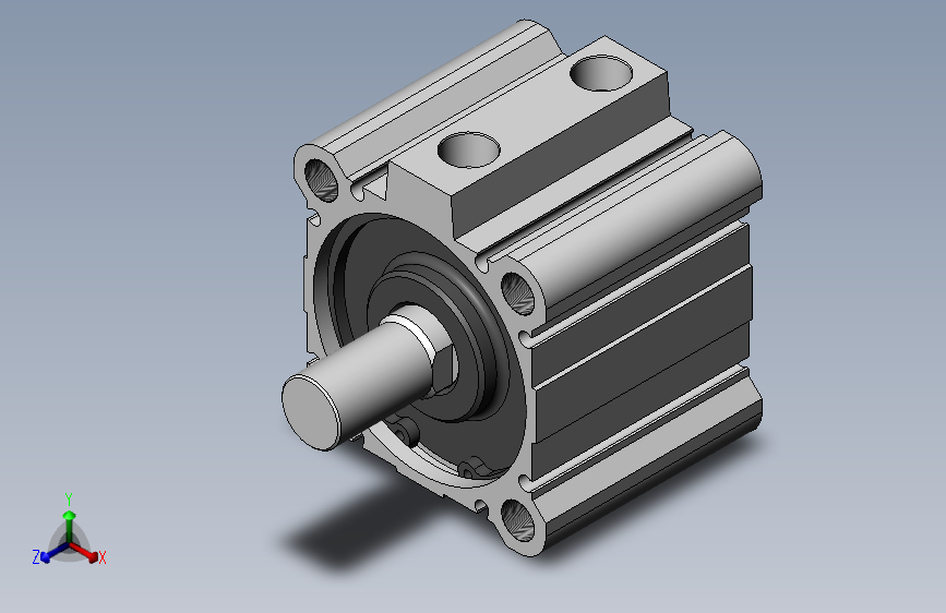 气缸、旋转气缸(8)