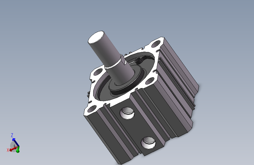 气缸、旋转气缸(23)