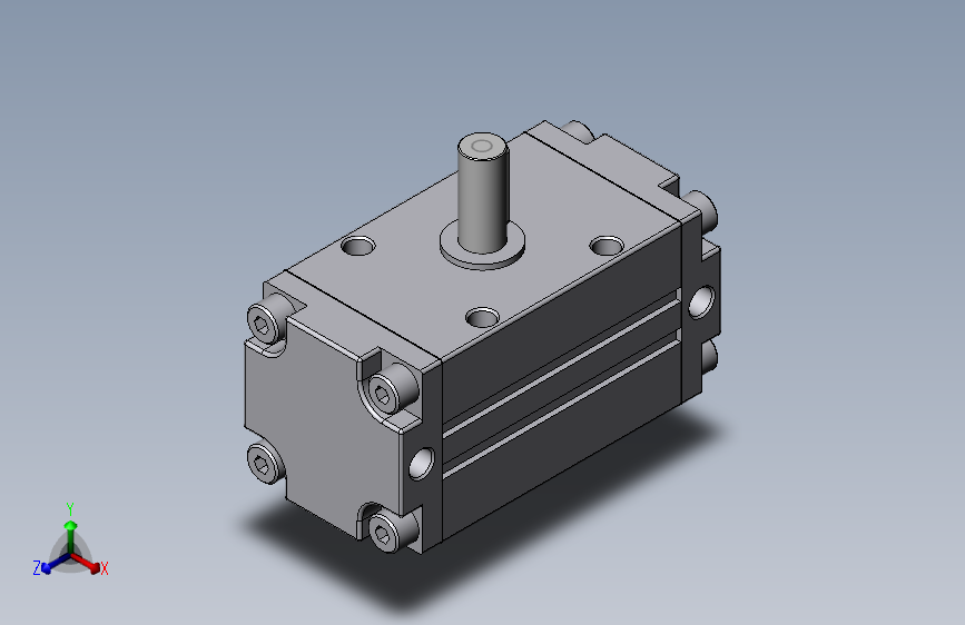气缸、旋转气缸(123)
