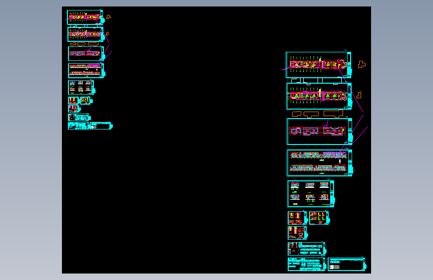 步行街升级改造INPARK项目EPC工程CAD图纸
