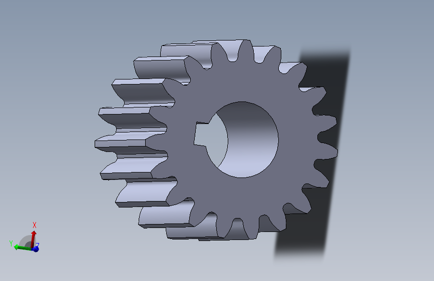 圆柱齿轮19×2.5-1