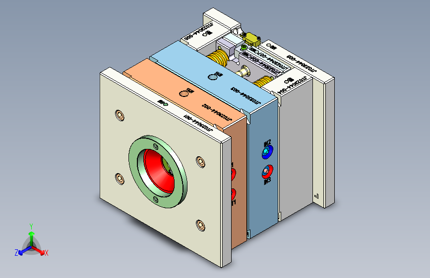 烤炉开盖按键座模具--1527577-35