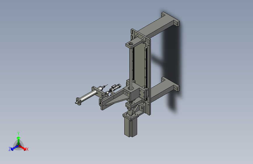 丝杆平移点胶机构