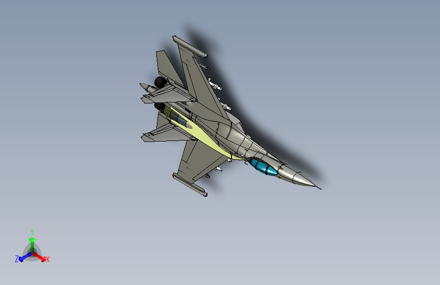 B2003446-苏 27  30  35 侧卫战斗机