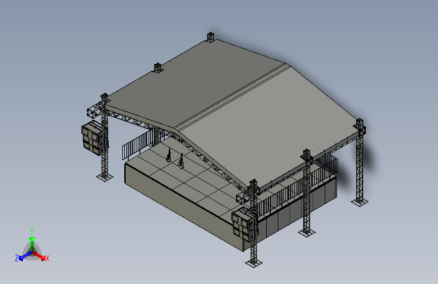 B2003497-舞台 - 10 x 10 米