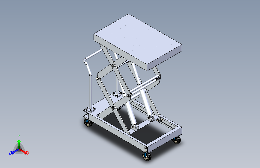 B3002894-剪刀式推车剪叉式升降推车