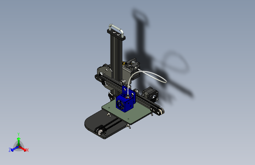 B2003341-Tronxy X1 3D 打印机 主视图