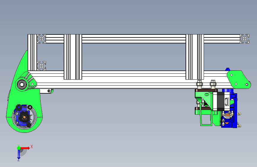 B2003374-40W 3D打印激光切割机 俯视图