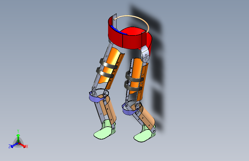 B2003559-腿部矫正器外骨骼