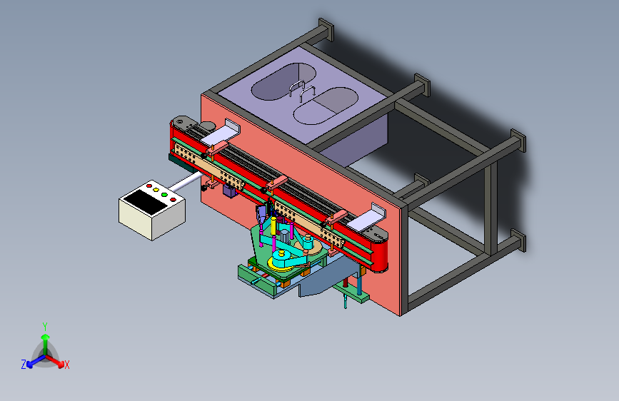 B2003464-自动贴标封箱机