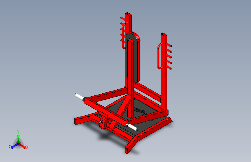 B2003614-站立胸部扩展健身器材