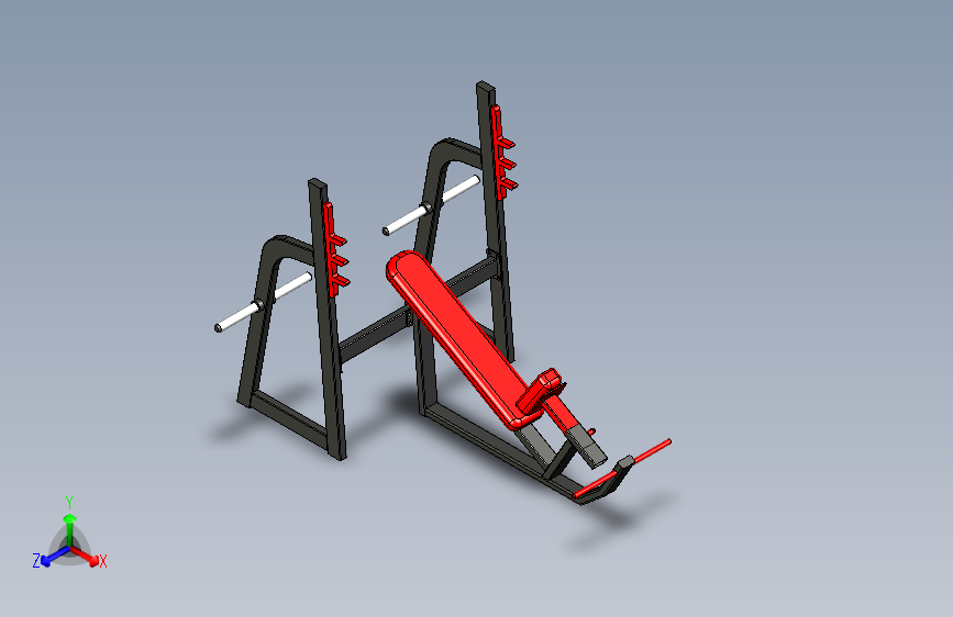 B2003583-斜板卧推健身器材