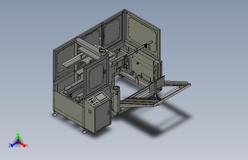 标准40正向开箱机-3D