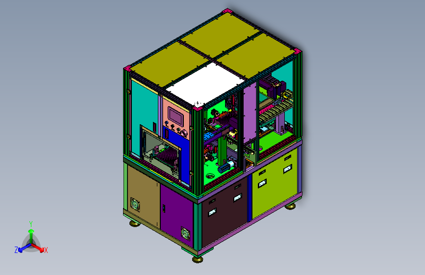 PCB板加工用具有防尘结构的涂胶机