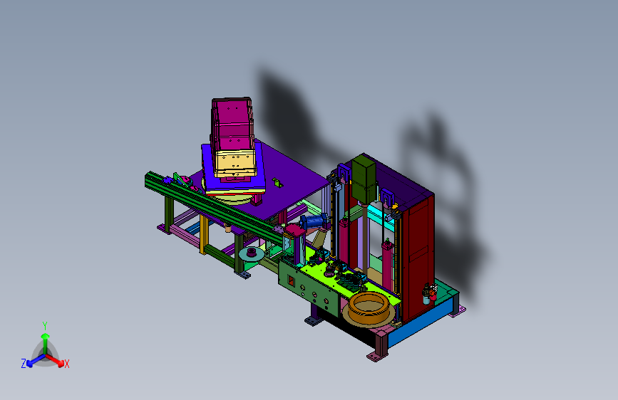 冰柜生产线用的蒸发管绕管机
