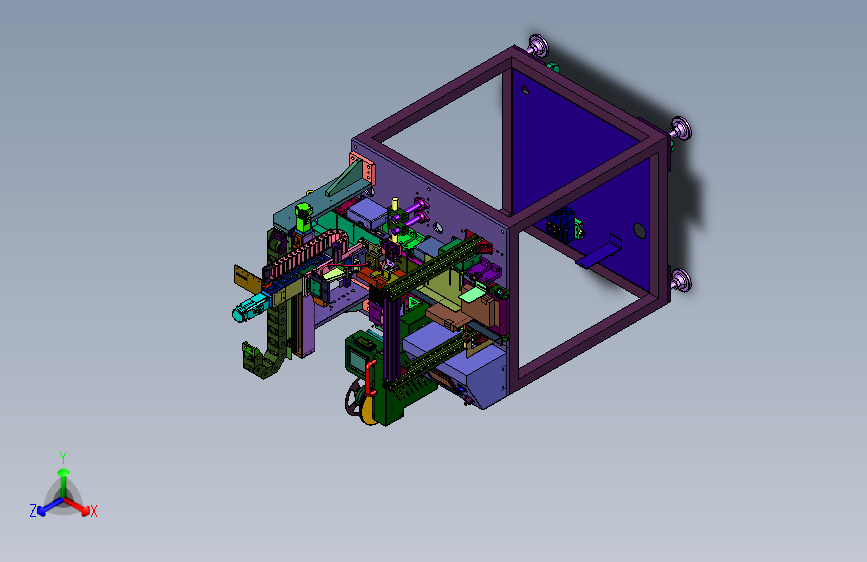 侧面纸盒贴标签机