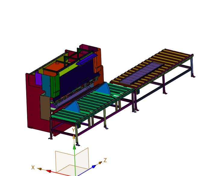 厨房柜钣金件自动折弯生产线