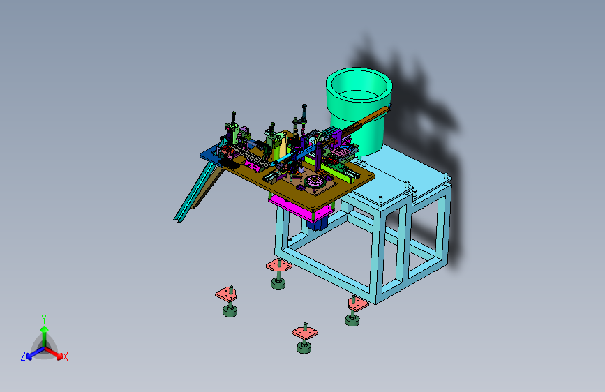 磁芯自动包胶测试的系统