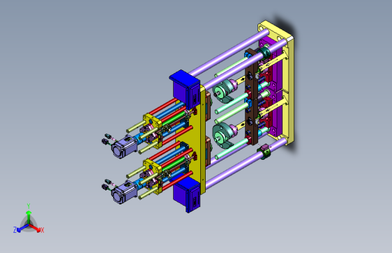 伺服龙门双点压力机