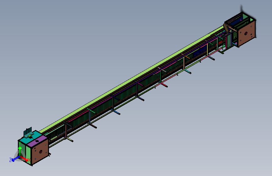 大型货物重载鳞板输送线