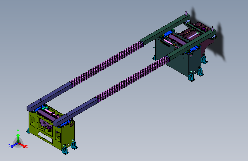 大型水平伺服试验工装