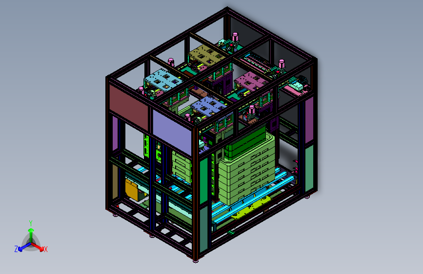 产品承载盘供输和堆叠系统