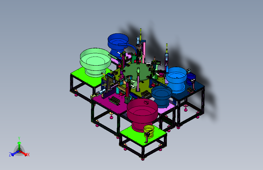单相两脚插头全自动组装设备